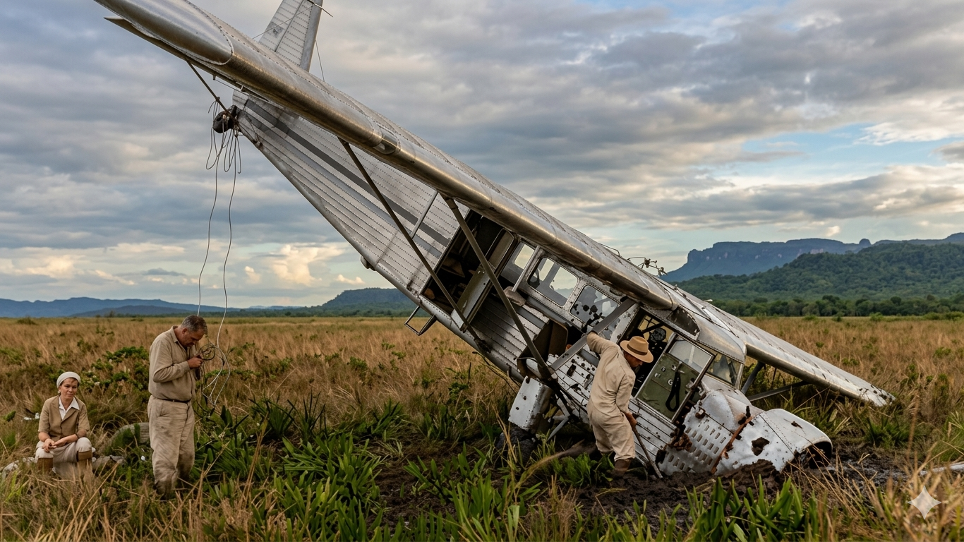 El piloto del Salto Ángel