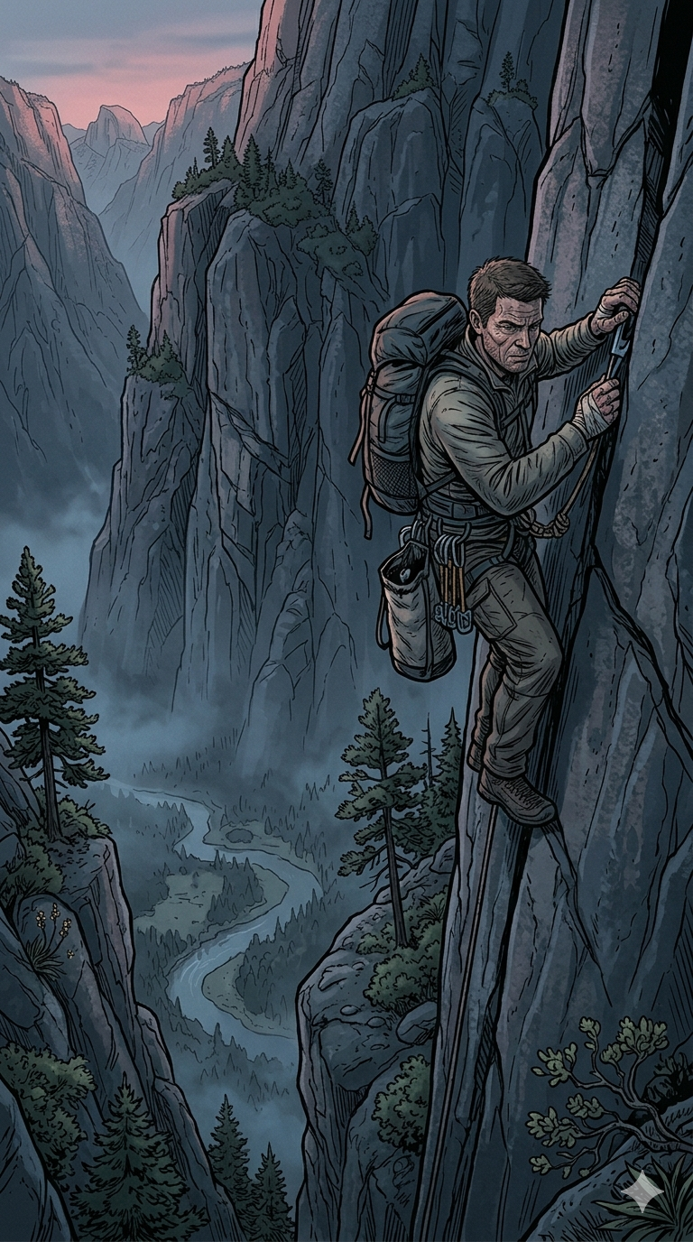 Tommy Caldwell canalizó el trauma del secuestro en la escalada, alcanzando niveles que pocos habían logrado antes. — Generado con Gemini